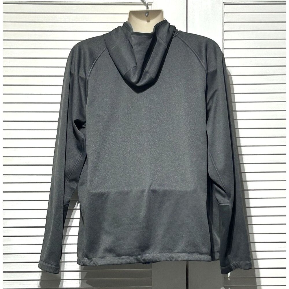 The North Face Men's Gray Full-Zip Hooded Jacket With Blue Logo Size XL 3045 - Picture 8 of 12